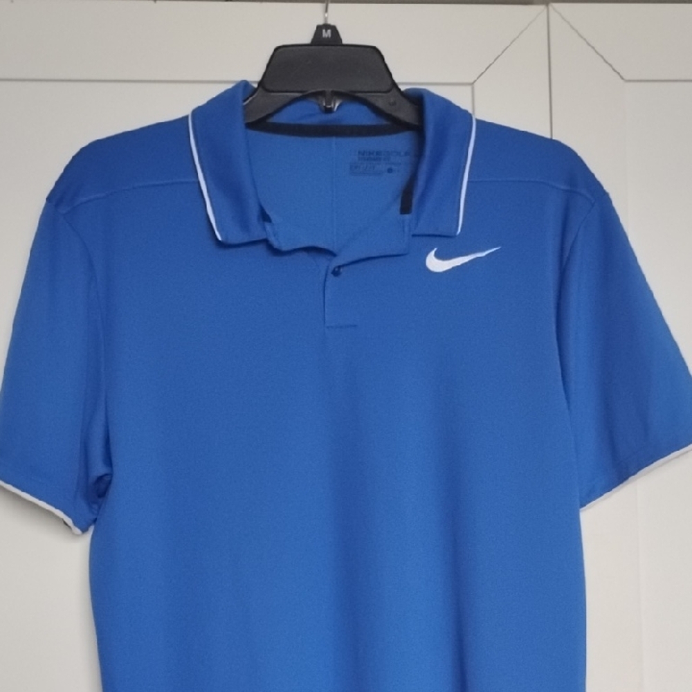 Nike Golf Men's Vibrant Blue Polo Shirt Size S